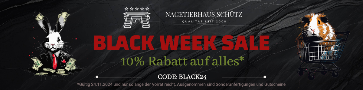 Nagetierhaus Schütz Black Week Sale 2024