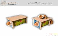 Kuscheltunnel für Meerschweinchen mit Tunnel-Gestell groß